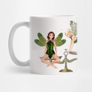 Libra woman girl fairy faerie elf scales Mug